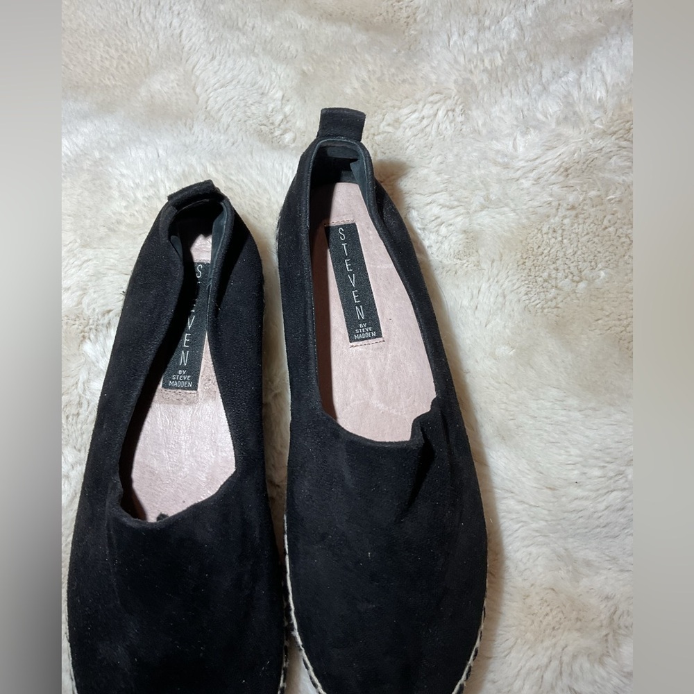 Steven by Steve Madden Pipah black espadrille - Picture 3 of 6